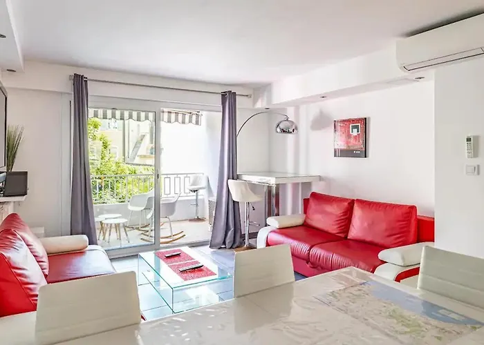 Superbe 3P 2Chambres, 2Terrasses Cannes Centre-Ville, 4 Min A Pied De La Croisette Sas-Meredith Loc